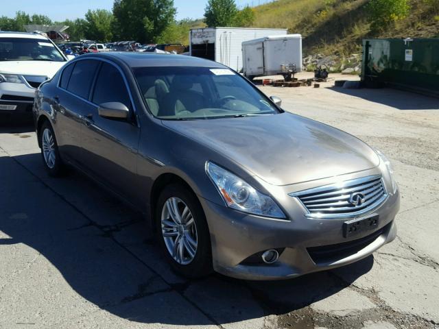 JN1CV6AR9AM457434 - 2010 INFINITI G37 SILVER photo 1