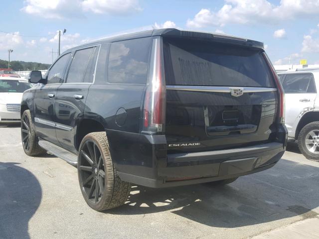 1GYS3BKJ1HR123289 - 2017 CADILLAC ESCALADE L BLACK photo 3