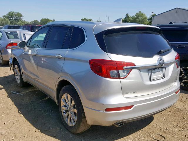 LRBFXBSA3HD004909 - 2017 BUICK ENVISION E SILVER photo 3