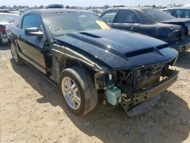 1ZVFT82HX75226530 - 2007 FORD MUSTANG GT BLACK photo 1
