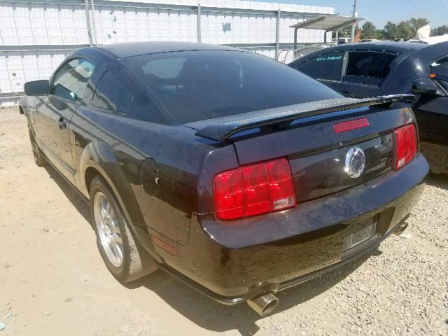 1ZVFT82HX75226530 - 2007 FORD MUSTANG GT BLACK photo 3