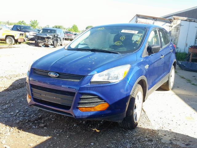 1FMCU0F71EUB28829 - 2014 FORD ESCAPE S BLUE photo 2