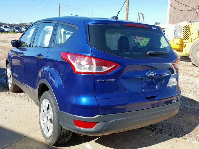 1FMCU0F71EUB28829 - 2014 FORD ESCAPE S BLUE photo 3