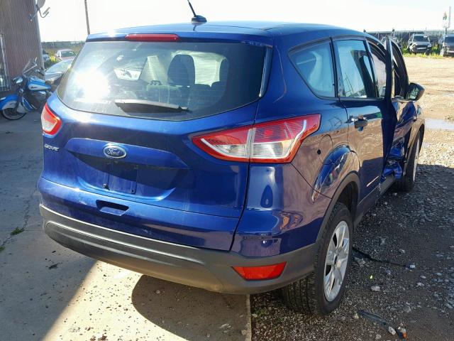 1FMCU0F71EUB28829 - 2014 FORD ESCAPE S BLUE photo 4