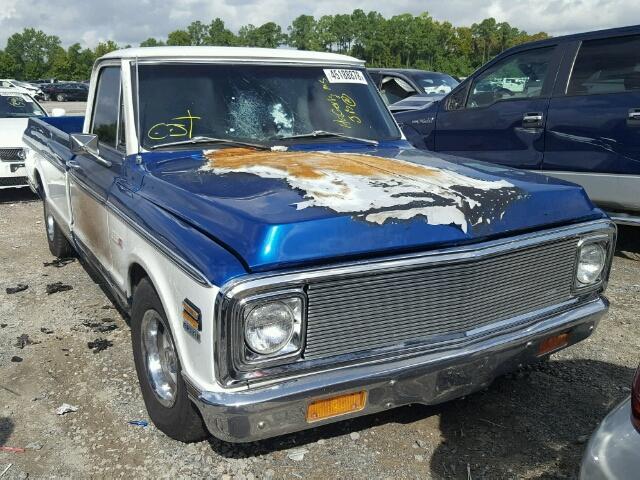 CCE142S174873 - 1972 CHEVROLET PICK UP BLUE photo 1