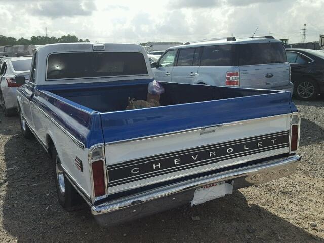 CCE142S174873 - 1972 CHEVROLET PICK UP BLUE photo 3