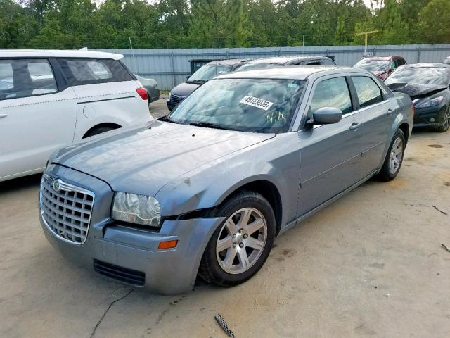 2C3LA43R76H417586 - 2006 CHRYSLER 300 BLUE photo 2