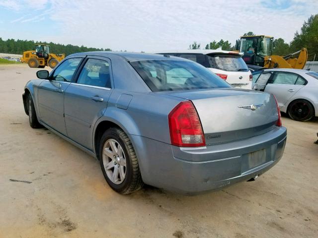 2C3LA43R76H417586 - 2006 CHRYSLER 300 BLUE photo 3