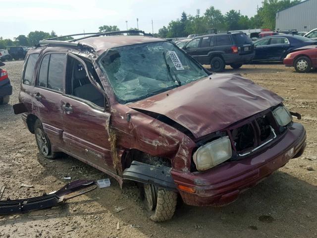 2CNBJ634636940284 - 2003 CHEVROLET TRACKER LT BURGUNDY photo 1