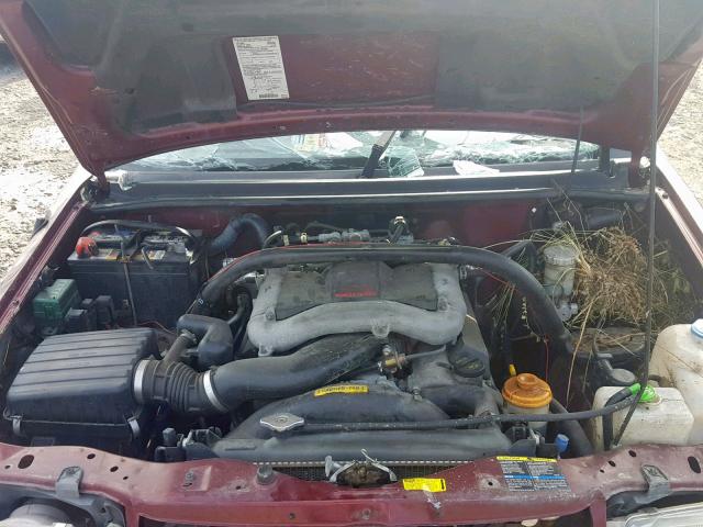 2CNBJ634636940284 - 2003 CHEVROLET TRACKER LT BURGUNDY photo 7