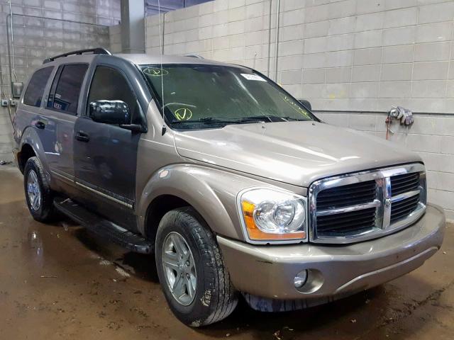 1D8HD58D75F537112 - 2005 DODGE DURANGO LI BEIGE photo 1