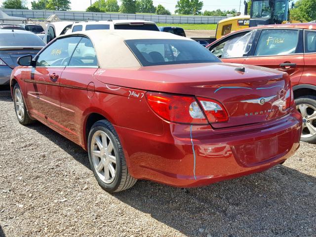 1C3LC55RX8N156932 - 2008 CHRYSLER SEBRING TO RED photo 3