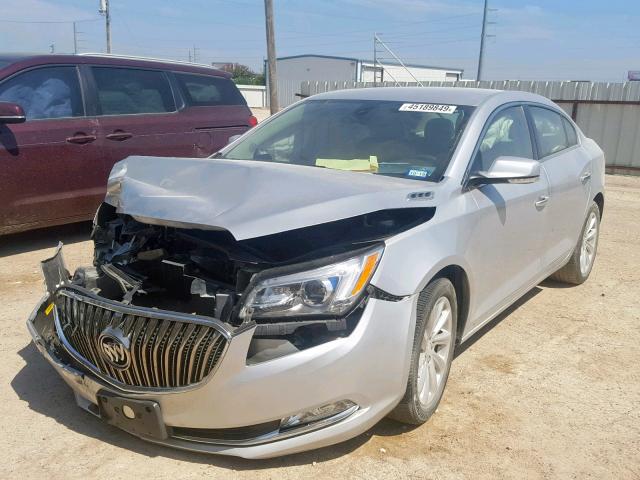 1G4GB5G33FF337589 - 2015 BUICK LACROSSE SILVER photo 2