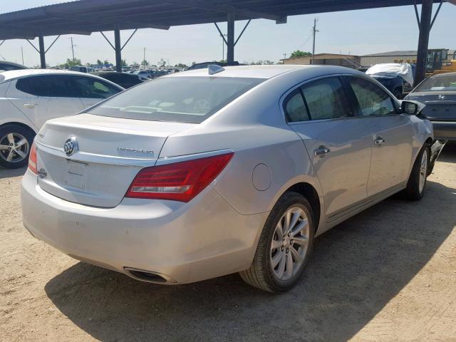 1G4GB5G33FF337589 - 2015 BUICK LACROSSE SILVER photo 4