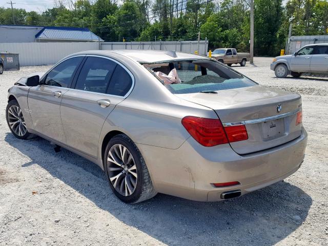 WBAKC6C52BC395131 - 2011 BMW 750I SILVER photo 3