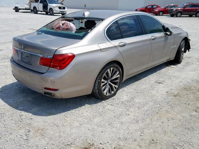 WBAKC6C52BC395131 - 2011 BMW 750I SILVER photo 4