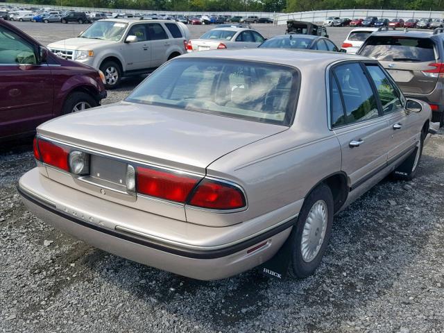 1G4HP52K4WH442599 - 1998 BUICK LESABRE CU TAN photo 4