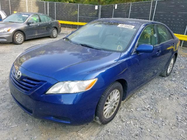 4T1BE46K57U166314 - 2007 TOYOTA CAMRY NEW BLUE photo 2