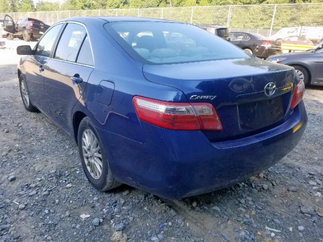 4T1BE46K57U166314 - 2007 TOYOTA CAMRY NEW BLUE photo 3