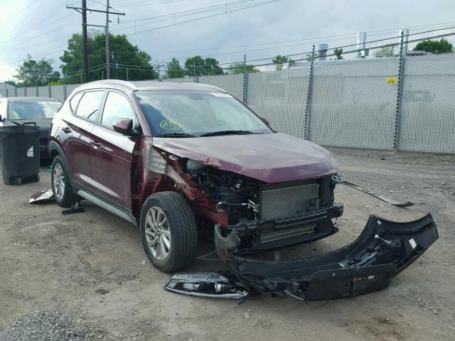 KM8J3CA44HU456405 - 2017 HYUNDAI TUCSON LIM MAROON photo 1