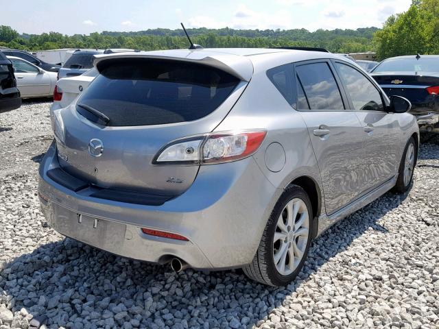 JM1BL1M59B1402866 - 2011 MAZDA 3 S GRAY photo 4