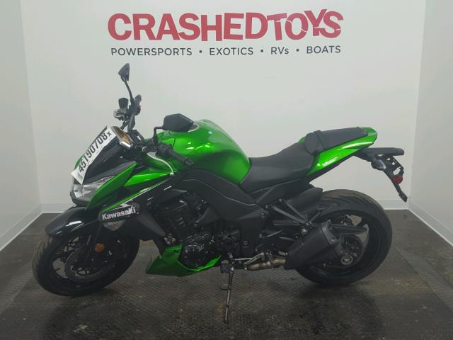 JKAZRCD17DA036991 - 2013 KAWASAKI ZR1000 D GREEN photo 3