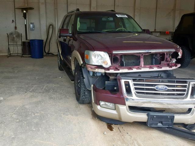 1FMEU74E47UA89322 - 2007 FORD EXPLORER E BURGUNDY photo 1