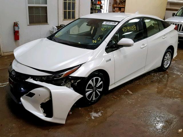 JTDKARFP6H3006202 - 2017 TOYOTA PRIUS PRIM 白色 照片 2