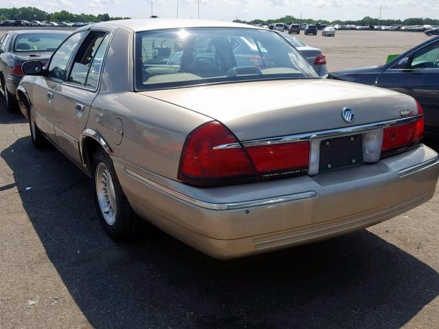 2MEFM75W7XX727666 - 1999 MERCURY GRAND MARQ GOLD photo 3