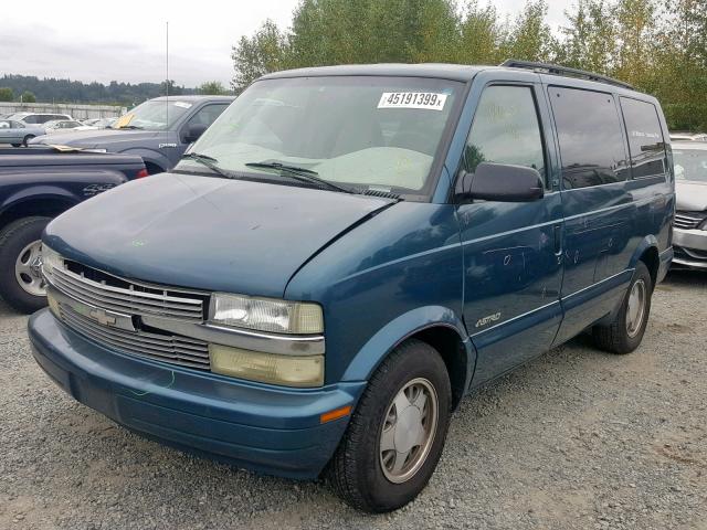 1GNDM19XX2B140616 - 2002 CHEVROLET ASTRO BLUE photo 2