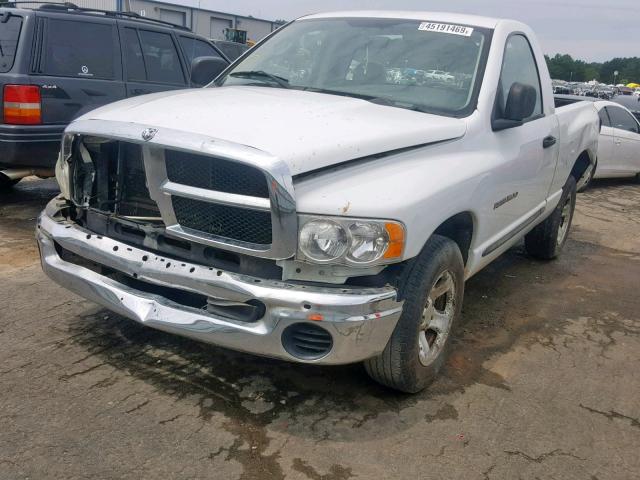 1D7HA16K03J644651 - 2003 DODGE RAM 1500 S WHITE photo 2