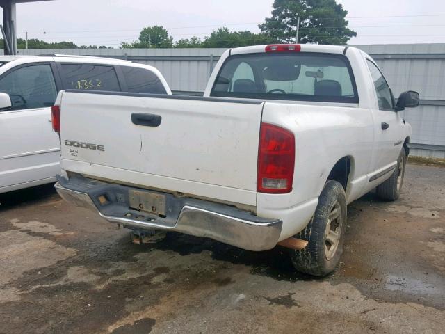 1D7HA16K03J644651 - 2003 DODGE RAM 1500 S WHITE photo 4