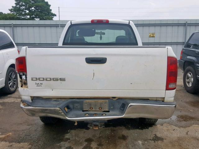 1D7HA16K03J644651 - 2003 DODGE RAM 1500 S WHITE photo 6