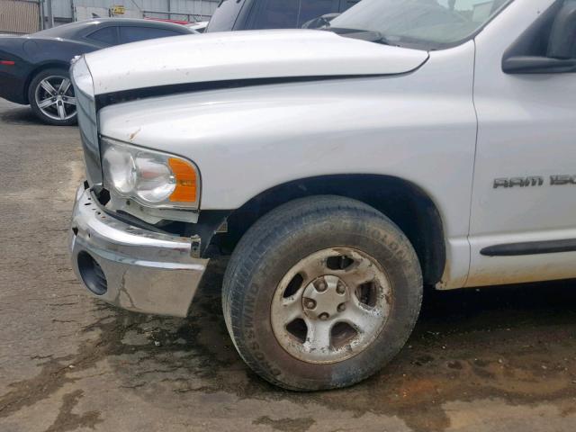 1D7HA16K03J644651 - 2003 DODGE RAM 1500 S WHITE photo 9