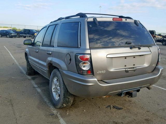 1J4GW68N8XC773608 - 1999 JEEP GRAND CHER GRAY photo 3