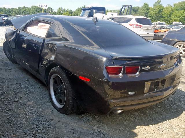 2G1FA1E34C9152124 - 2012 CHEVROLET CAMARO LS BLACK photo 3