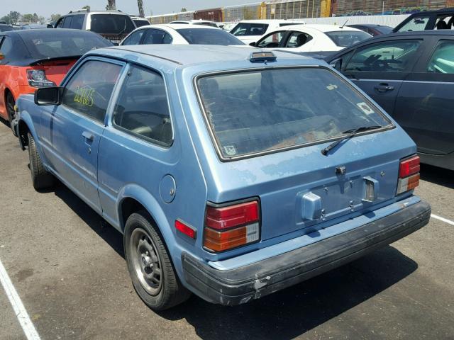 JHMSR3320DS008198 - 1983 HONDA CIVIC 1.5 BLUE photo 3