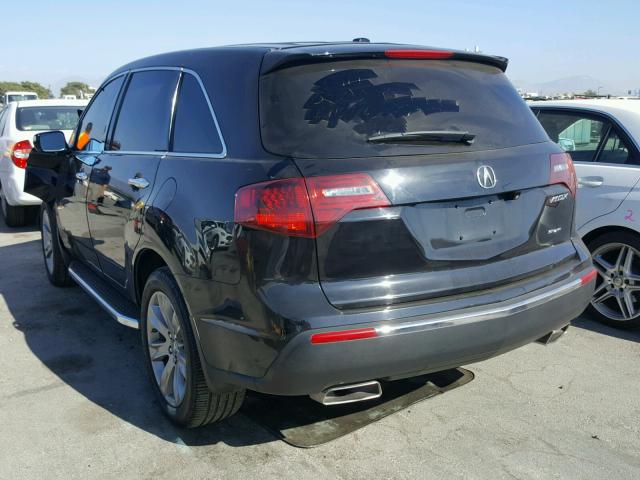 2HNYD2H80DH506341 - 2013 ACURA MDX ADVANC BLACK photo 3