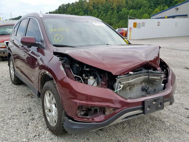 5J6RM4H75FL014739 - 2015 HONDA CR-V EXL MAROON photo 1