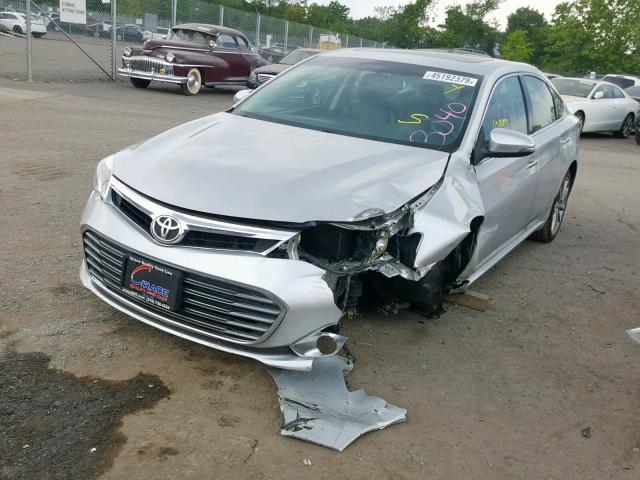 4T1BK1EB5EU131665 - 2014 TOYOTA AVALON BAS SILVER photo 2