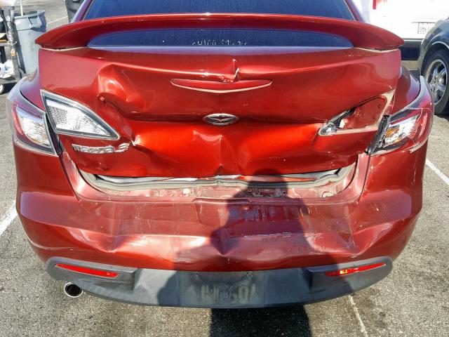 JM1BL1SG1A1164224 - 2010 MAZDA 3 I RED photo 9