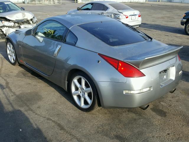 JN1AZ34E43T020596 - 2003 NISSAN 350Z COUPE GRAY photo 3