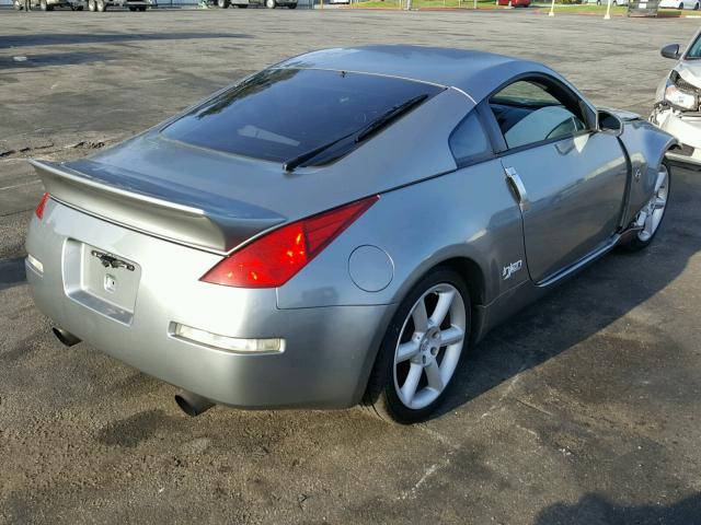 JN1AZ34E43T020596 - 2003 NISSAN 350Z COUPE GRAY photo 4