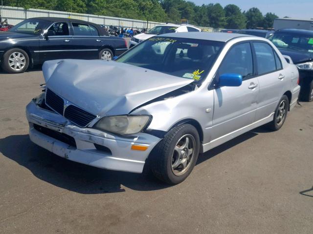 JA3AJ86EX3U061239 - 2003 MITSUBISHI LANCER OZ SILVER photo 2