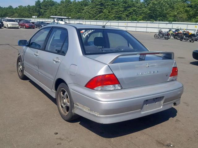 JA3AJ86EX3U061239 - 2003 MITSUBISHI LANCER OZ SILVER photo 3