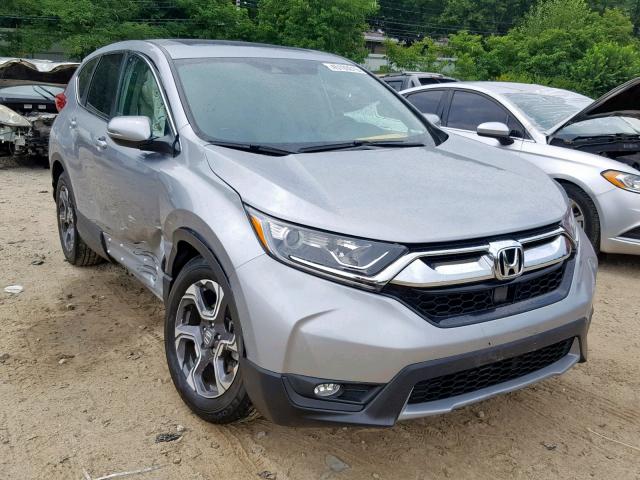 7FARW2H57JE103134 - 2018 HONDA CR-V EX GRAY photo 1