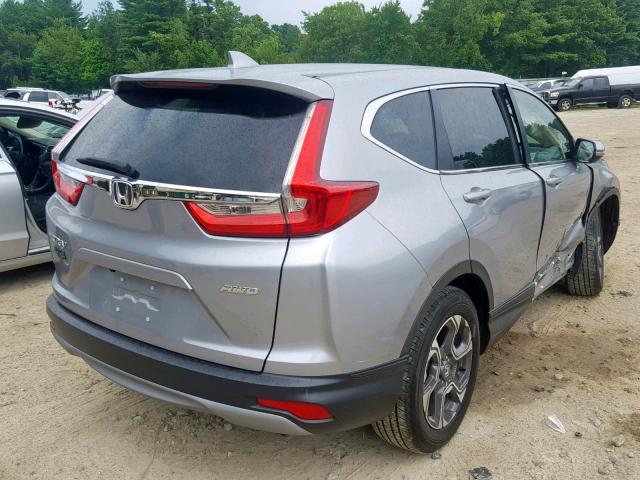 7FARW2H57JE103134 - 2018 HONDA CR-V EX GRAY photo 4