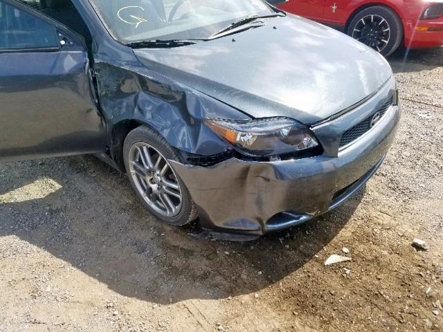 JTKDE167450033015 - 2005 TOYOTA SCION TC ნაცრისფერი ფოტო 9