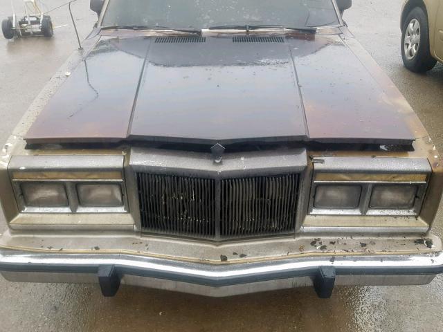 2C3BF66P9DR129546 - 1983 CHRYSLER NEW YORKER SILVER photo 7