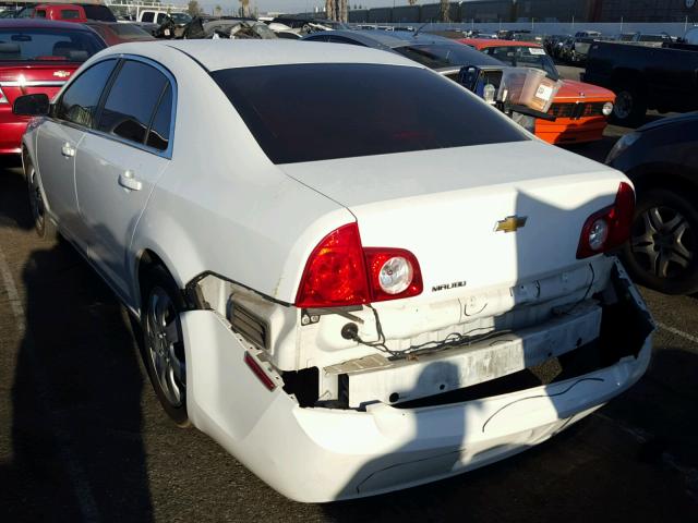 1G1ZA5E16BF156247 - 2011 CHEVROLET MALIBU LS თეთრი ფოტო 3